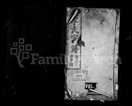 安徽李氏族谱-龙河李氏宗谱 [29卷, 末1卷].pdf电子版预览图1