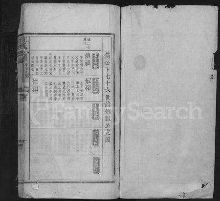 安徽汪氏族谱-汪氏支谱 [残卷].pdf电子版预览图1