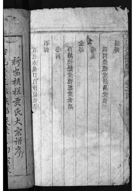 安徽黄氏族谱-江夏黄氏大宗谱 [残卷].pdf电子版预览图1