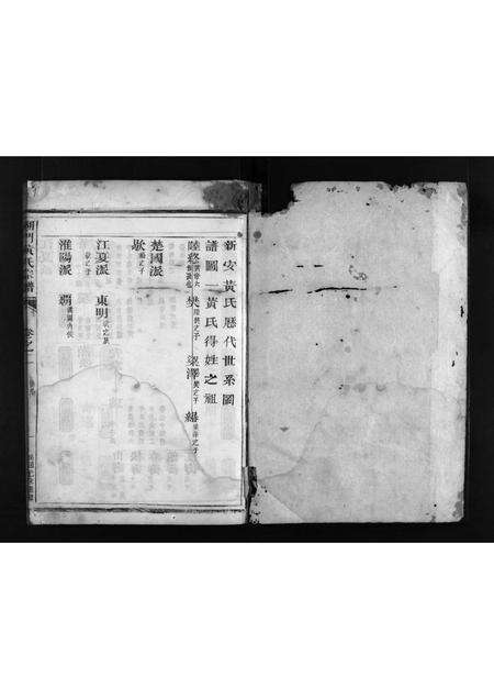 安徽黄氏族谱-湖门黄氏宗谱 [3卷].pdf电子版预览图1