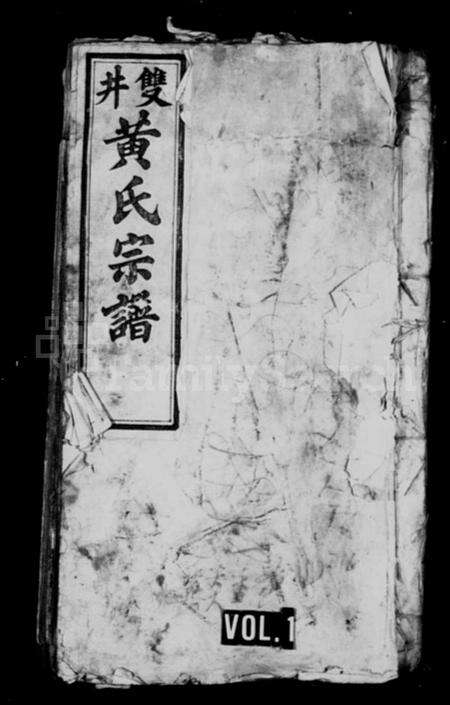 安徽黄氏族谱-双井黄氏宗谱 [24卷].pdf电子版预览图1