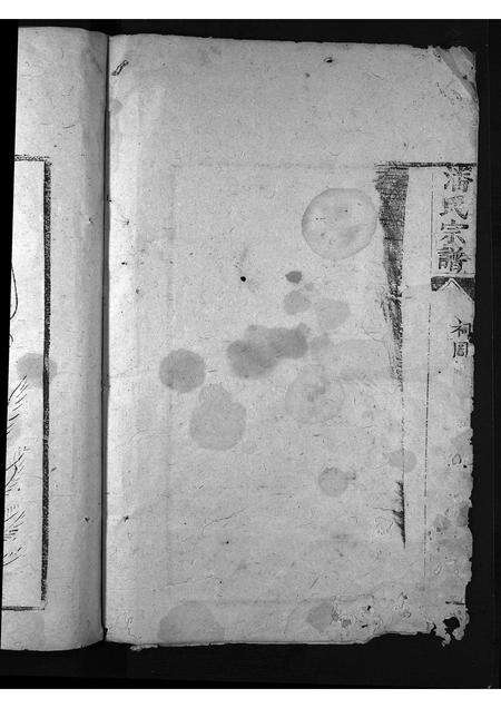 安徽潘氏族谱-潘氏宗谱 [不分卷].pdf电子版预览图1