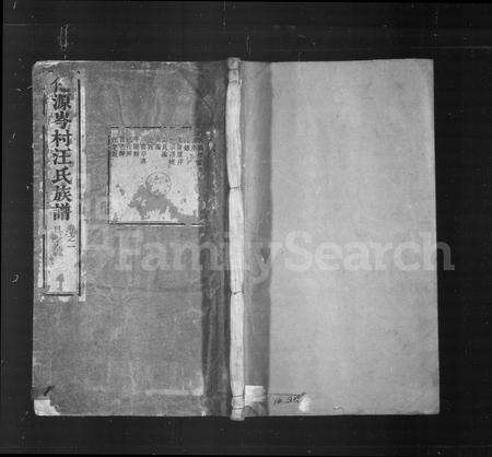 安徽汪氏族谱-仟源岑村汪氏族谱 [10卷].pdf电子版预览图1