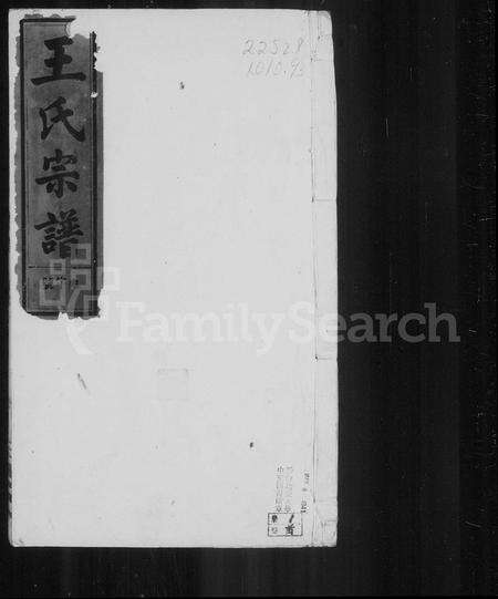 安徽王氏族谱-王氏宗谱 [8卷,首末各1卷].pdf电子版预览图1