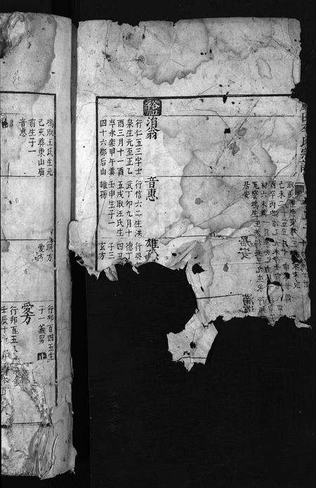 安徽李氏族谱-严田李氏宗谱 [残卷].pdf电子版预览图1