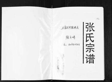 安徽张氏族谱-张氏宗谱.pdf电子版预览图1