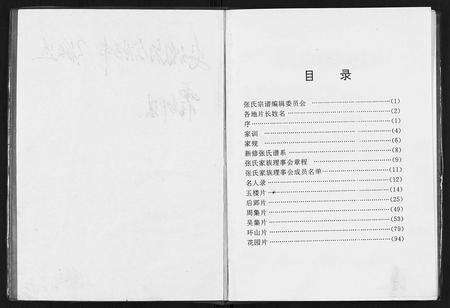 安徽张氏族谱-张氏宗谱.pdf电子版预览图1