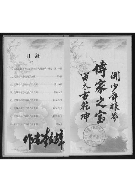 福建李氏族谱-歳豊训亭公派宗支图.pdf电子版预览图1