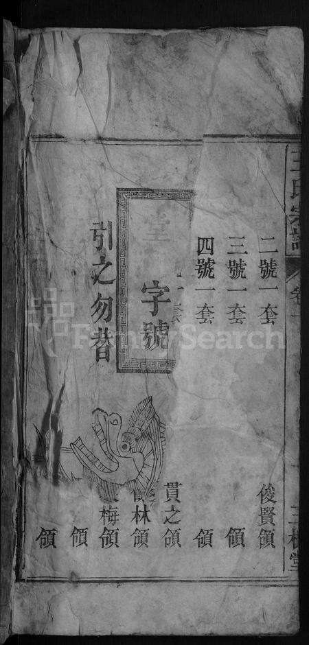 安徽王氏族谱-王氏宗谱 [16卷].pdf电子版预览图1