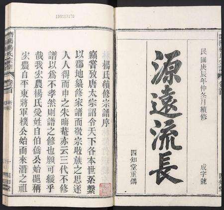 安徽杨氏族谱-潜阳杨氏宗谱.pdf电子版预览图1