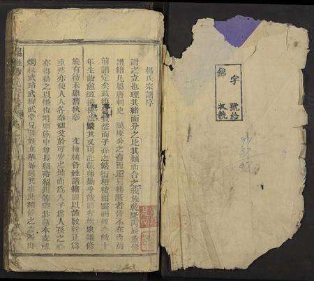 江西杨氏族谱-锦滩杨氏宗谱 [残卷].pdf电子版预览图1