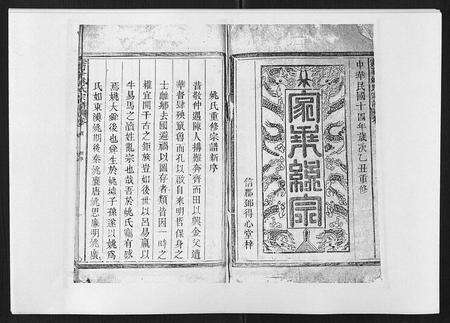 江西姚氏族谱-霁峰姚氏宗谱[不分卷].pdf电子版预览图1