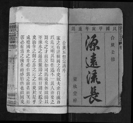 安徽张氏族谱-张氏宗谱[25卷首1卷].pdf电子版预览图1