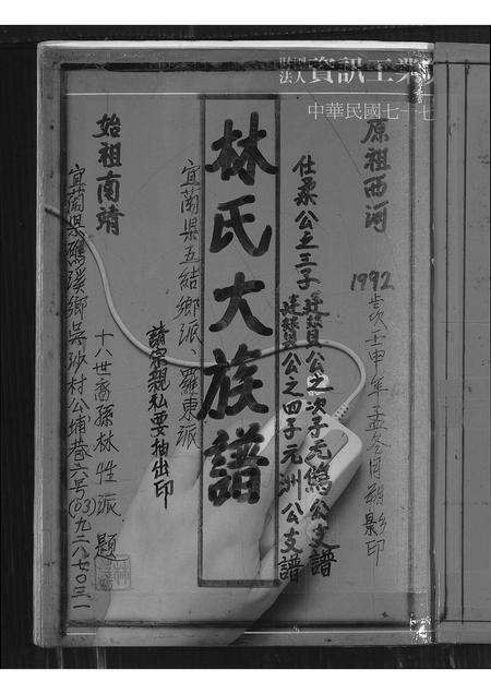 福建林氏族谱-林氏大族谱.pdf电子版预览图1