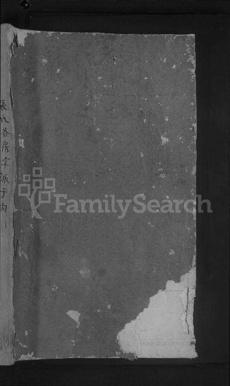 江西张氏族谱-清河张氏宗谱 [残卷].pdf电子版预览图1