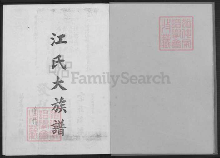 江西省吉安市泰和市江氏济阳堂族谱-江氏族谱.pdf电子版预览图1