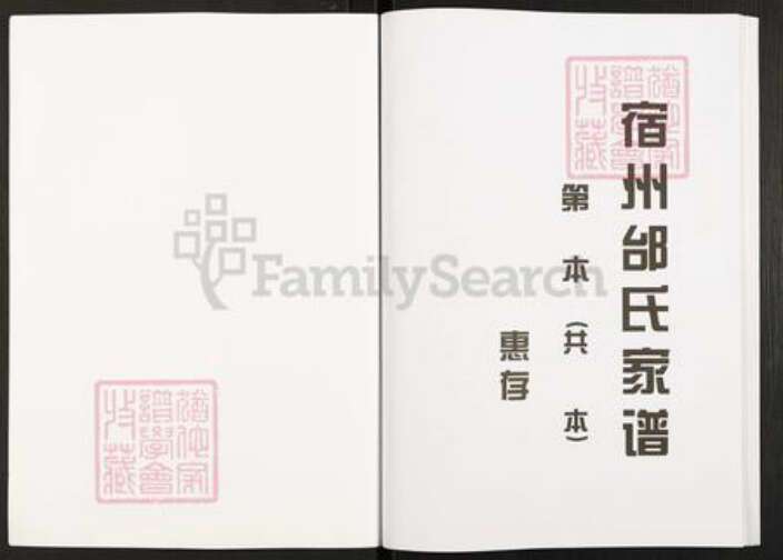 安徽省宿州市埇桥区邰氏族谱-宿州邰氏家谱.pdf电子版预览图1