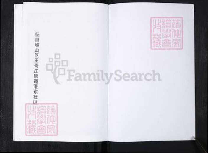 山东省青岛市崂山区王氏族谱-港东社区王氏谱书.pdf电子版预览图1