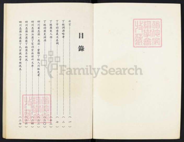 重庆市忠县重庆市忠县丁氏济阳堂族谱-丁氏宗谱.pdf电子版预览图1