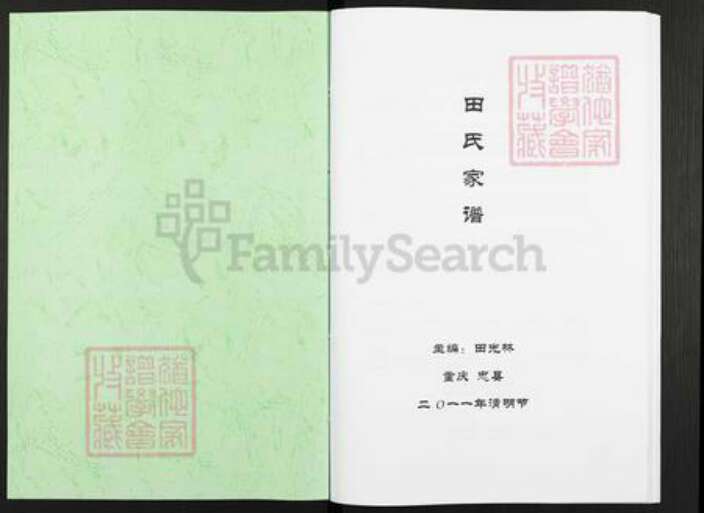 重庆市忠县田氏贫骄堂族谱-田氏家谱.pdf电子版预览图1