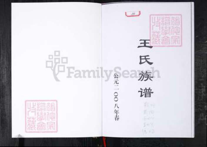 山东省青岛市王氏族谱-王氏族谱.韩村荆沟西城东城信村.pdf电子版预览图1