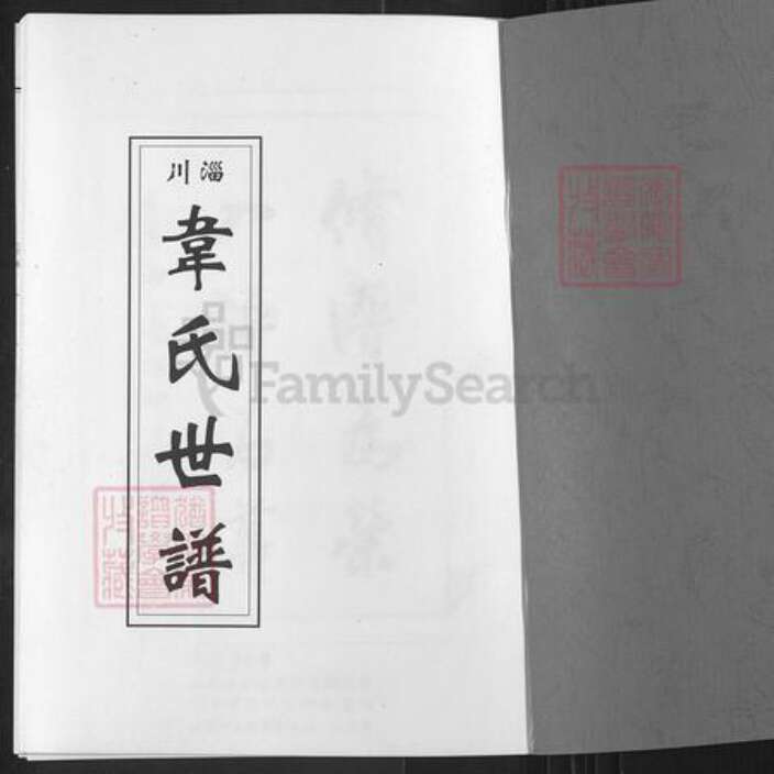 山东省淄博市淄川区韦氏族谱-韦氏世谱.pdf电子版预览图1
