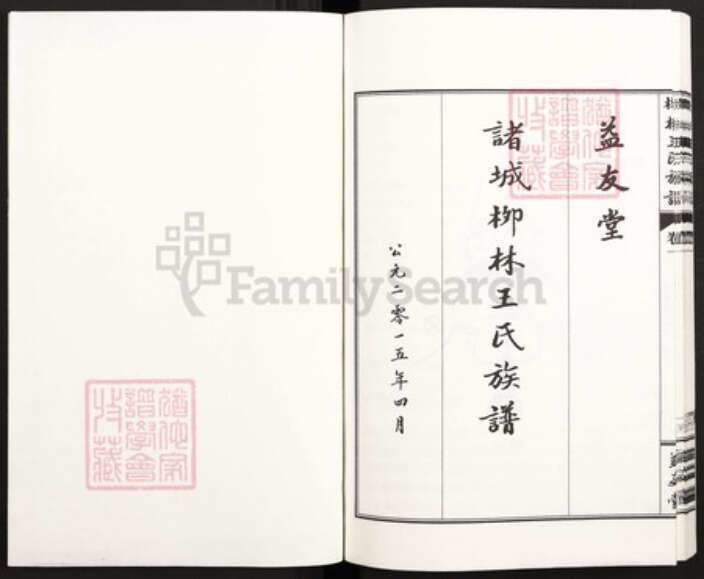 山东省潍坊市诸城市皇华镇王氏益友堂族谱-诸城柳林王氏族谱.pdf电子版预览图1