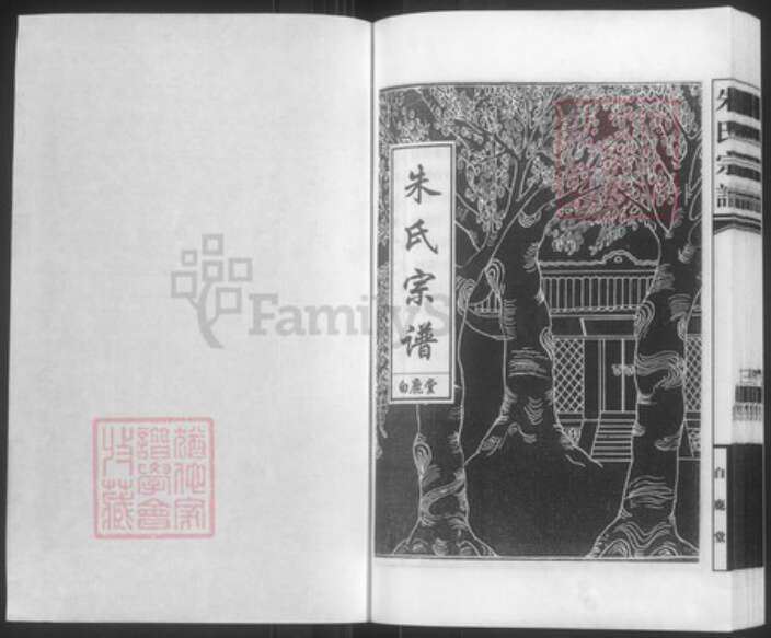 江苏省淮安市金湖县塔集镇朱氏白鹿堂族谱-朱氏宗谱.pdf电子版预览图1