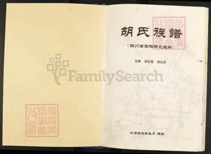 四川省南充市仪陇县四川省南充市仪陇县胡氏族谱-胡氏族谱.pdf电子版预览图1