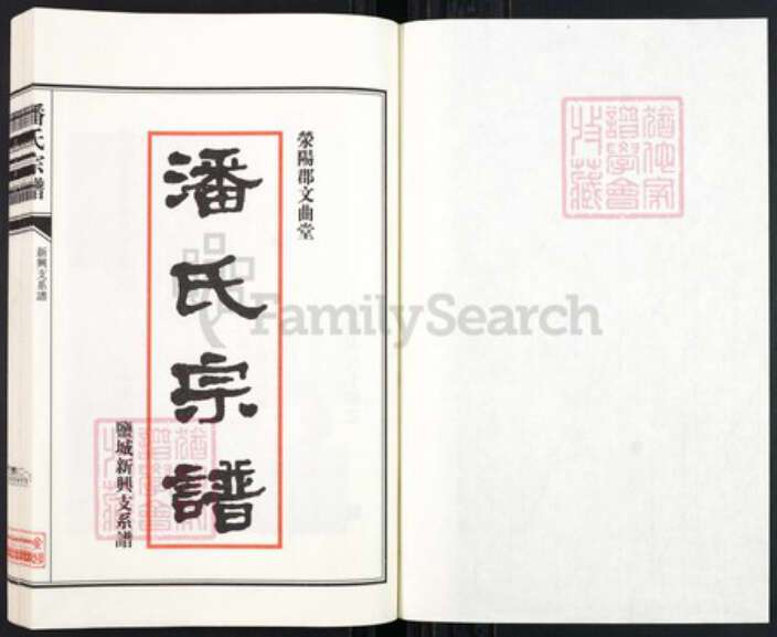 江苏省盐城市亭湖区新兴镇潘氏文曲堂族谱-潘氏宗谱.盐城新兴支系谱.pdf电子版预览图1