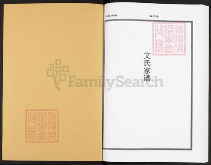 贵州省遵义市赤水市葫市镇文氏雁门堂族谱-文氏宗谱.pdf电子版预览图1