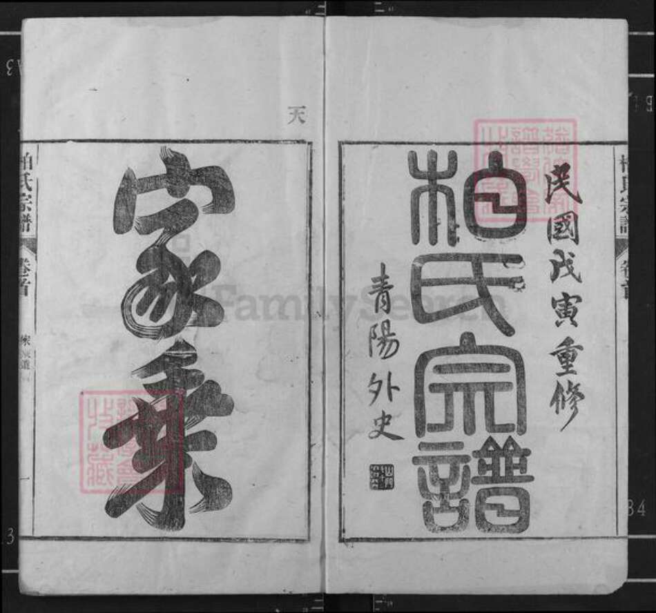 河北省邢台临城县柏氏族谱-临城柏氏宗谱.pdf电子版预览图1