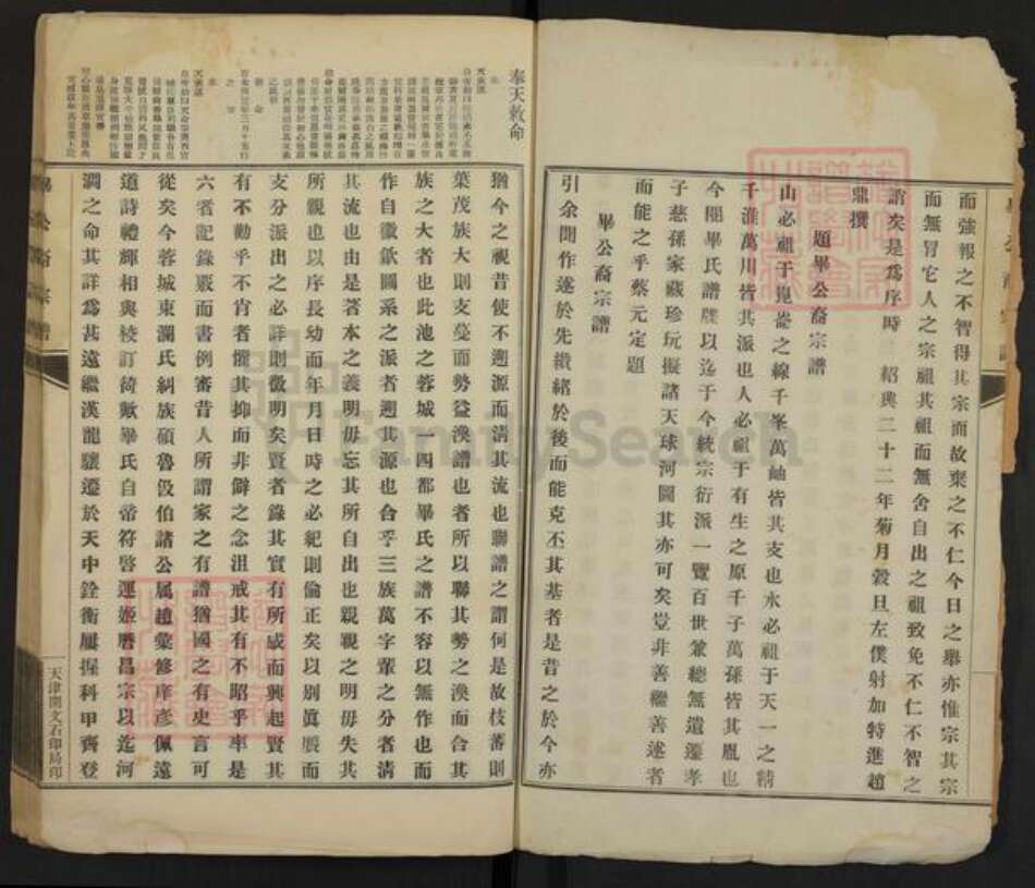 河南省洛阳市偃师市毕氏族谱-毕公裔宗谱.pdf电子版预览图1