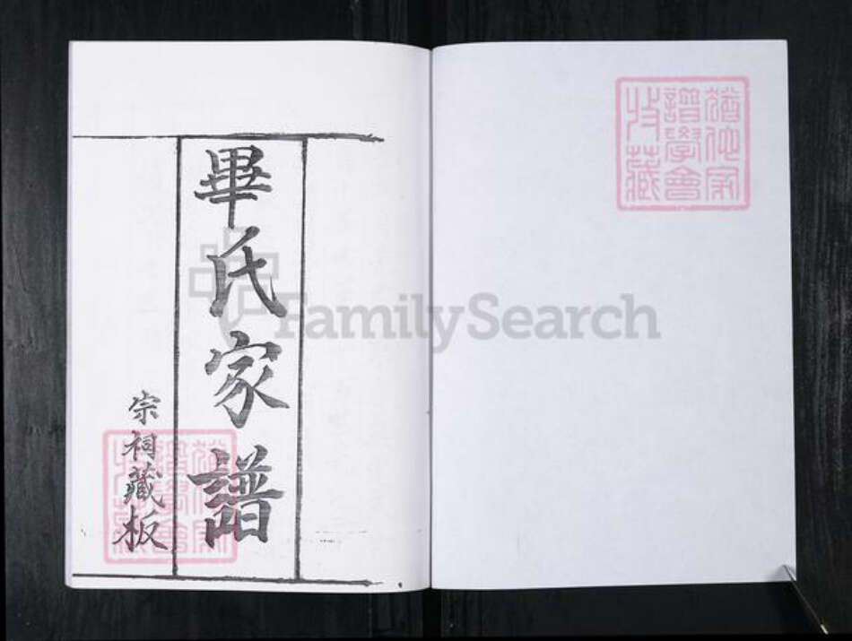 山东省青岛市崂山区毕氏族谱-双石屋社区毕氏家谱.pdf电子版预览图1