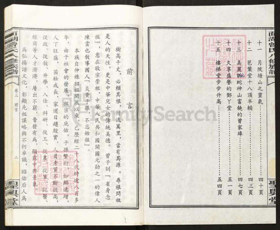 湖南省衡阳市衡阳县西渡镇曾氏圣与堂族谱-面湖曾氏家族轶闻.pdf电子版预览图1