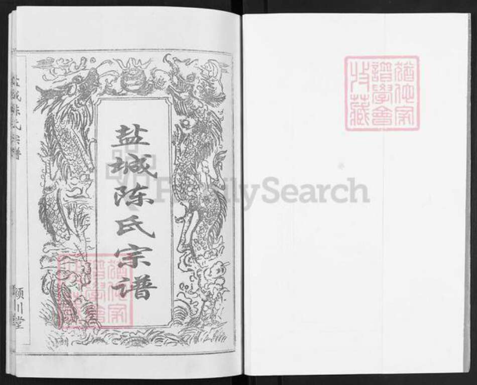 江苏省盐城市建湖县陈氏颖川堂族谱-盐城陈氏宗谱.pdf电子版预览图1