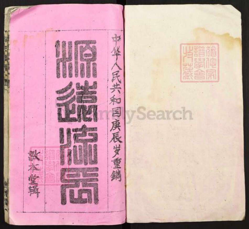 安徽省安庆市怀宁县陈氏敦本堂族谱-陈氏支谱.pdf电子版预览图1