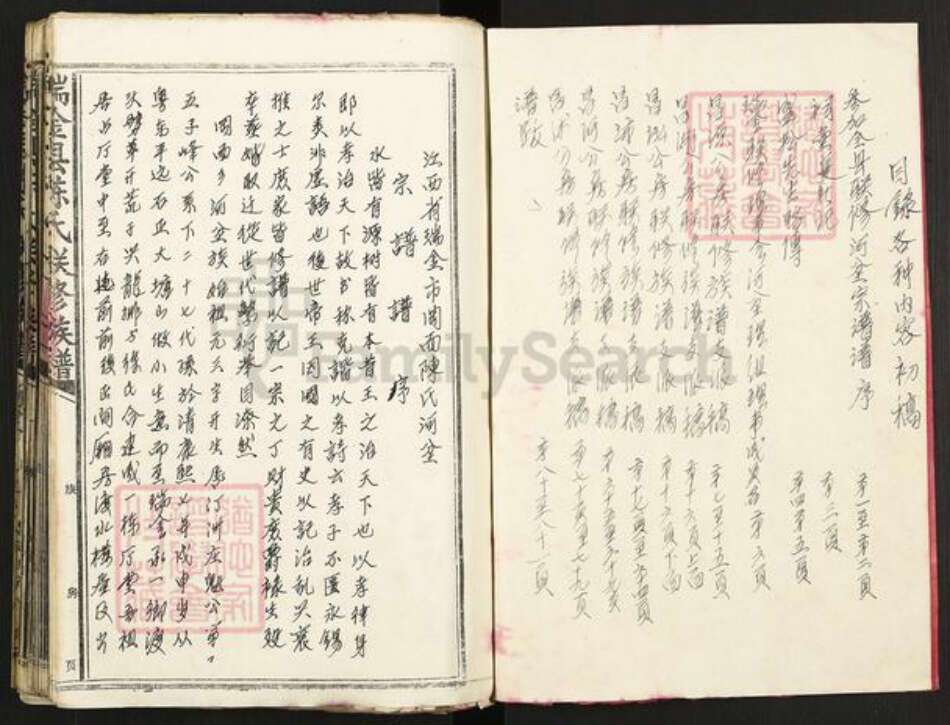 江西省赣州市瑞金市陈氏族谱-瑞金县陈氏联修族谱.pdf电子版预览图1