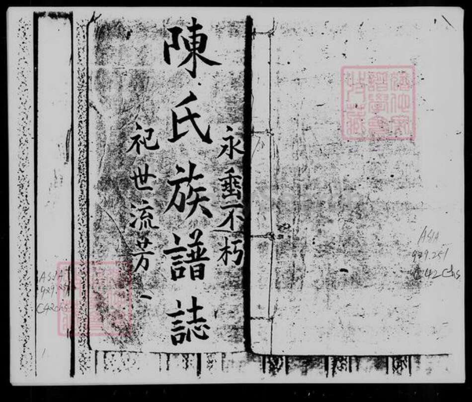 广东省梅州市兴宁市陈氏族谱-陈氏族谱志.pdf电子版预览图1