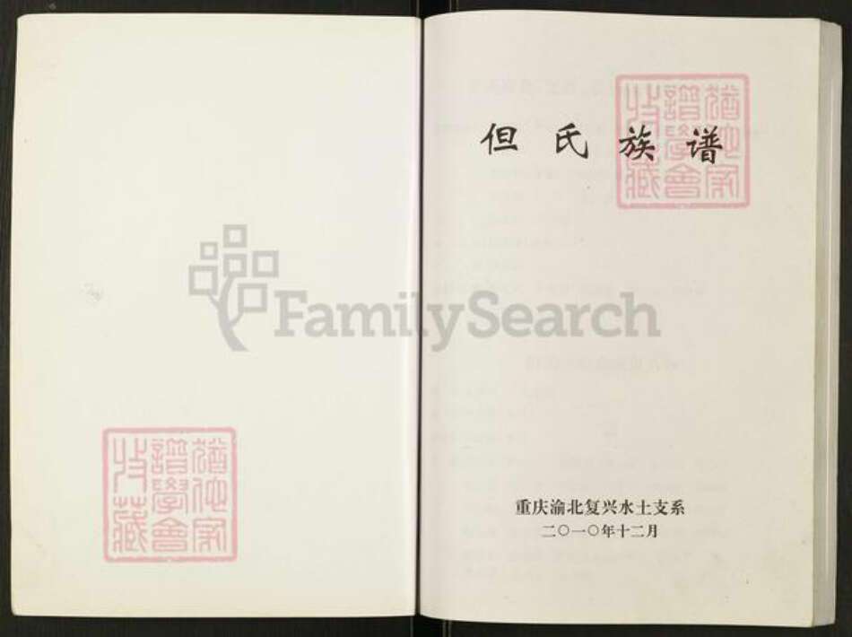 重庆市渝北区但氏族谱-但氏族谱. 重庆市渝北区复兴水土支系.pdf电子版预览图1