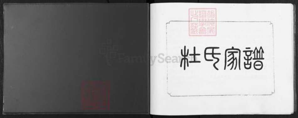 甘肃省庆阳市镇原县杜氏族谱-杜氏家谱.pdf电子版预览图1