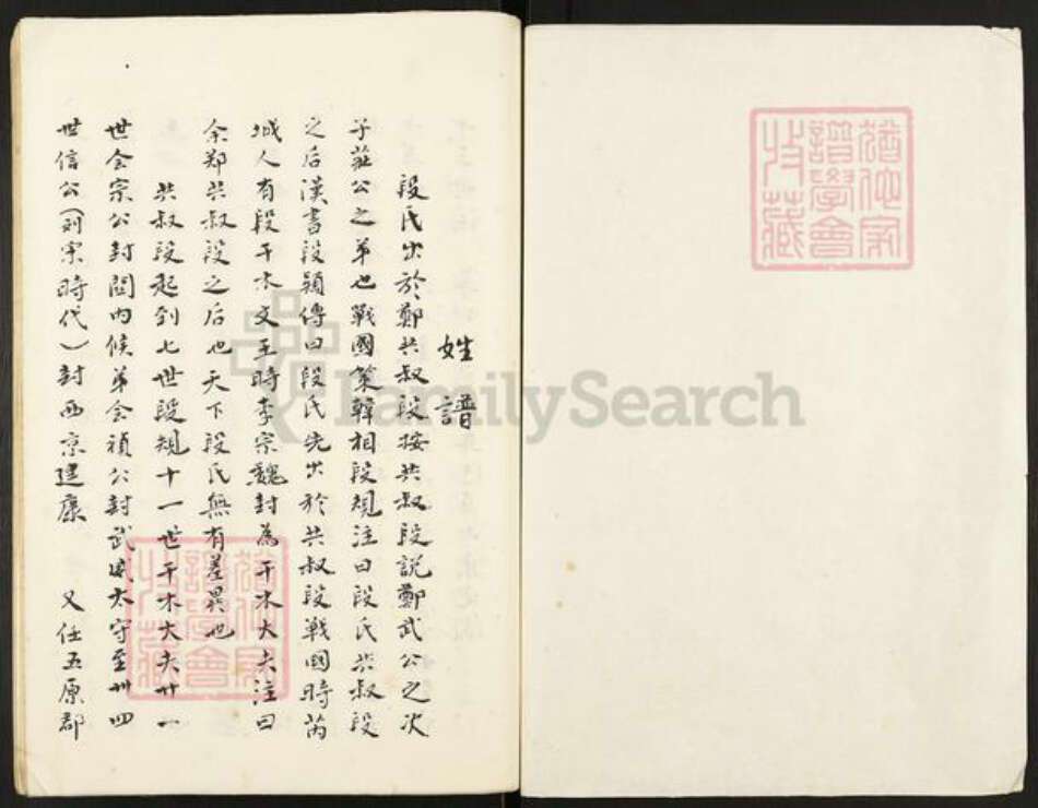 山东省菏泽市定陶区段氏族谱-段氏族谱.pdf电子版预览图1