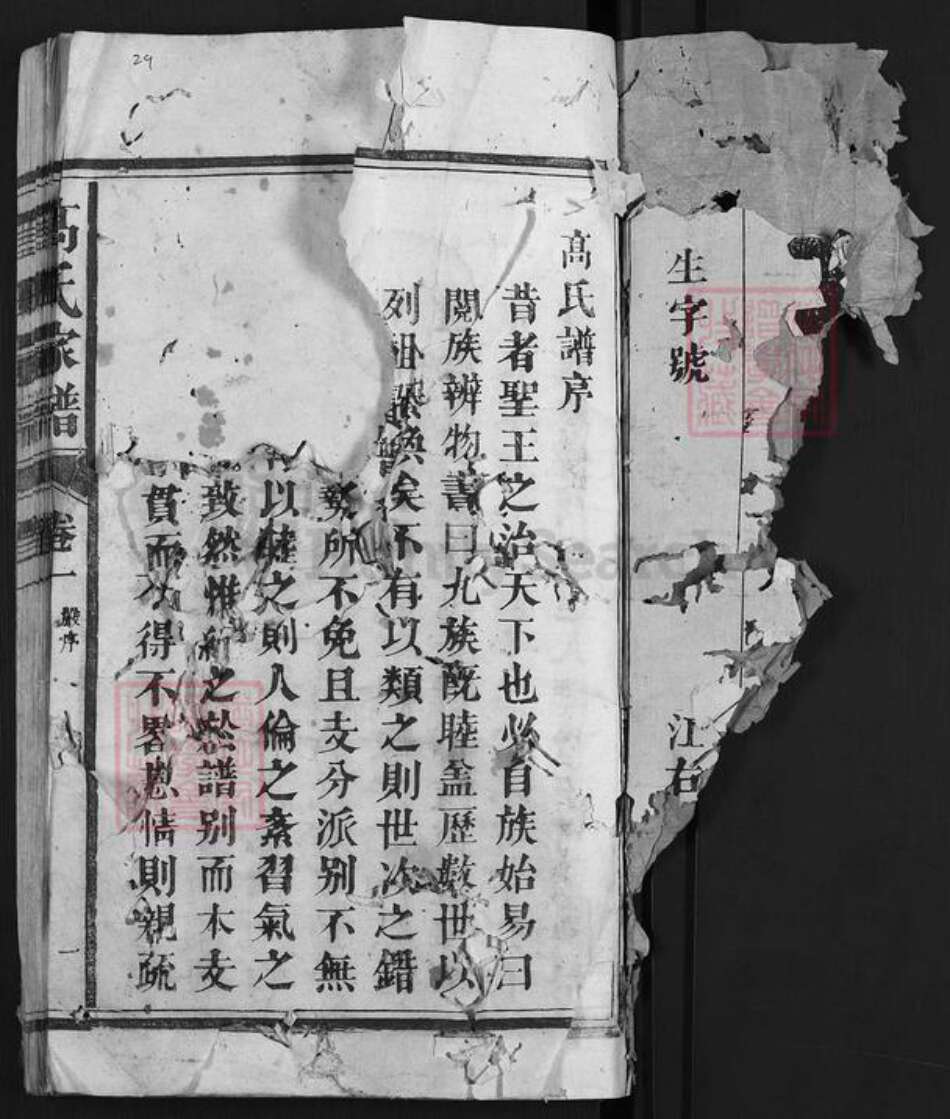 福建省三明市永安市贡川镇高氏族谱-高氏家谱.pdf电子版预览图1