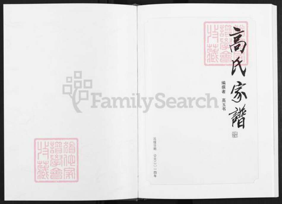 陕西省榆林靖边县高氏族谱-高氏家谱.pdf电子版预览图1