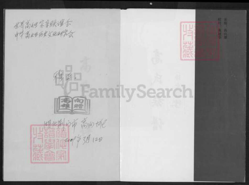 湖北省荆门市东宝区漳河镇高氏族谱-高氏族谱.补充资料.pdf电子版预览图1