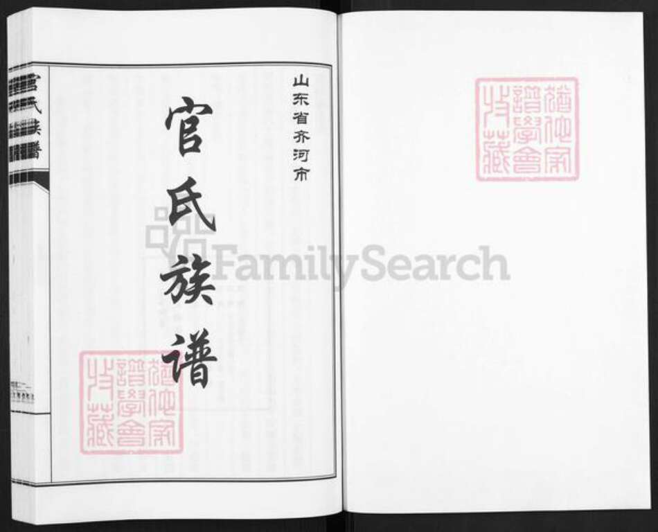 山东省德州市齐河县官氏族谱-山东齐河官氏族谱.pdf电子版预览图1