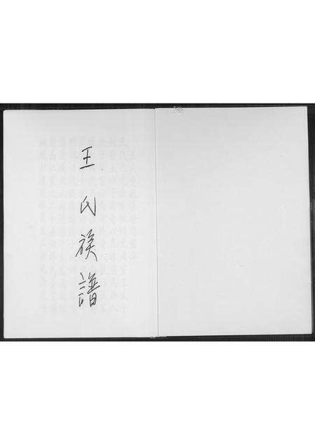 福建王氏族谱-王氏族谱.pdf电子版预览图1