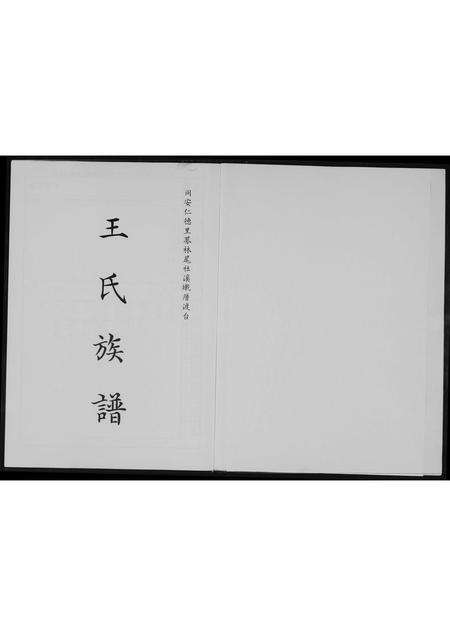 福建王氏族谱-王氏族谱.pdf电子版预览图1