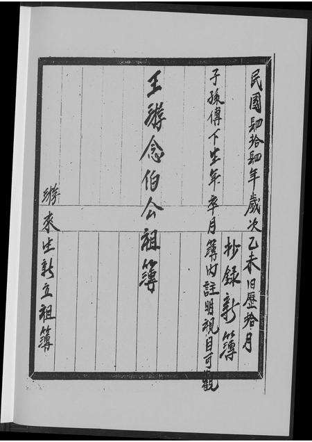 福建王氏族谱-王游念伯公祖簿.pdf电子版预览图2