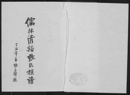 福建张氏族谱-儒林清溪张氏族谱.pdf电子版预览图2